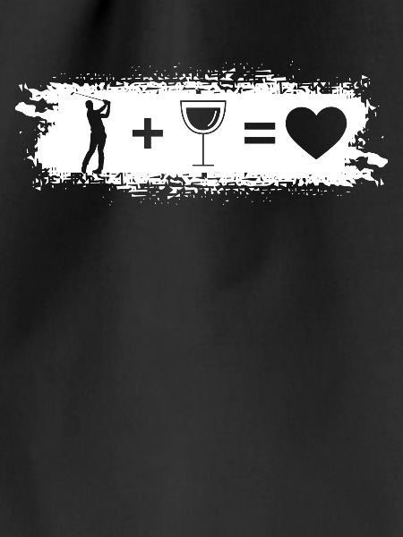 Grunge Rectangle - Herz - Wein - Golf -