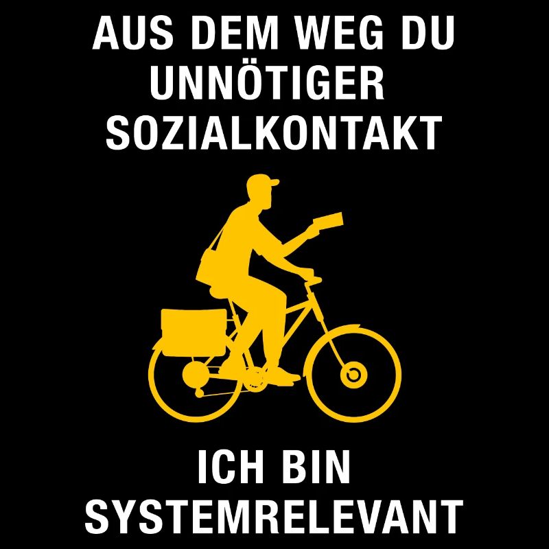 Postbote Briefträger Sozialkontakt Systemrelevant