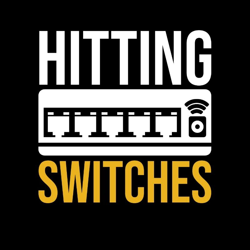 Frapper des commutateurs pour le réseau de système de travail de technologie informatique