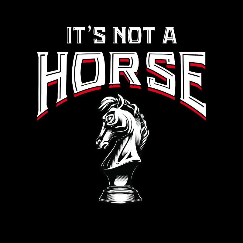 Ce n’est pas un cheval pour les joueurs d’échecs Hommes d’échecs