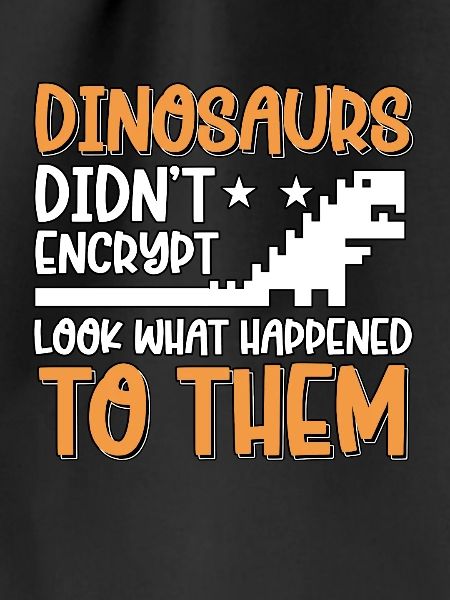 Dinosaurs Didn't Encrypt Cyber Security