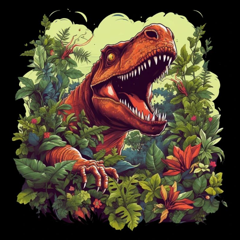 T-Rex Jungle Design
