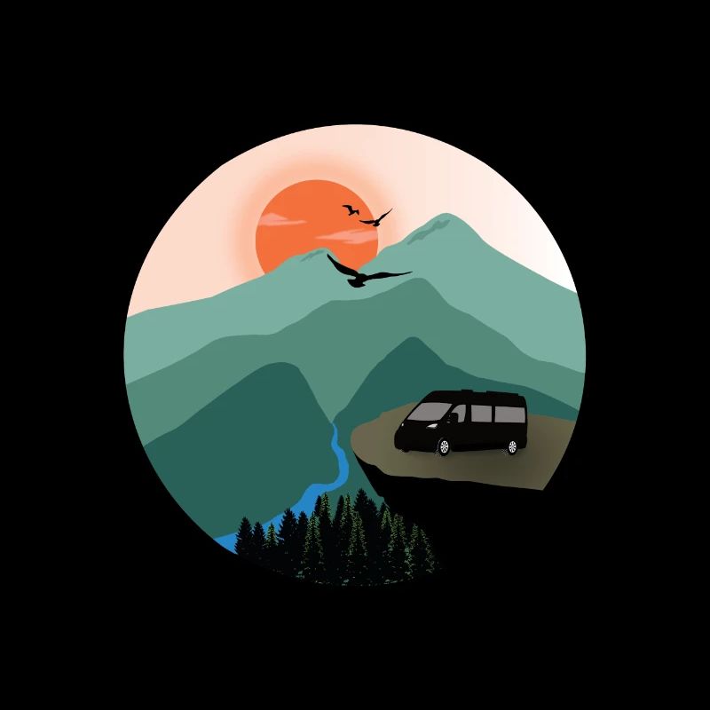 Mountain Mountains Camper Adventure