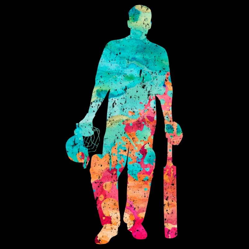 Joueurs de cricket à Popart