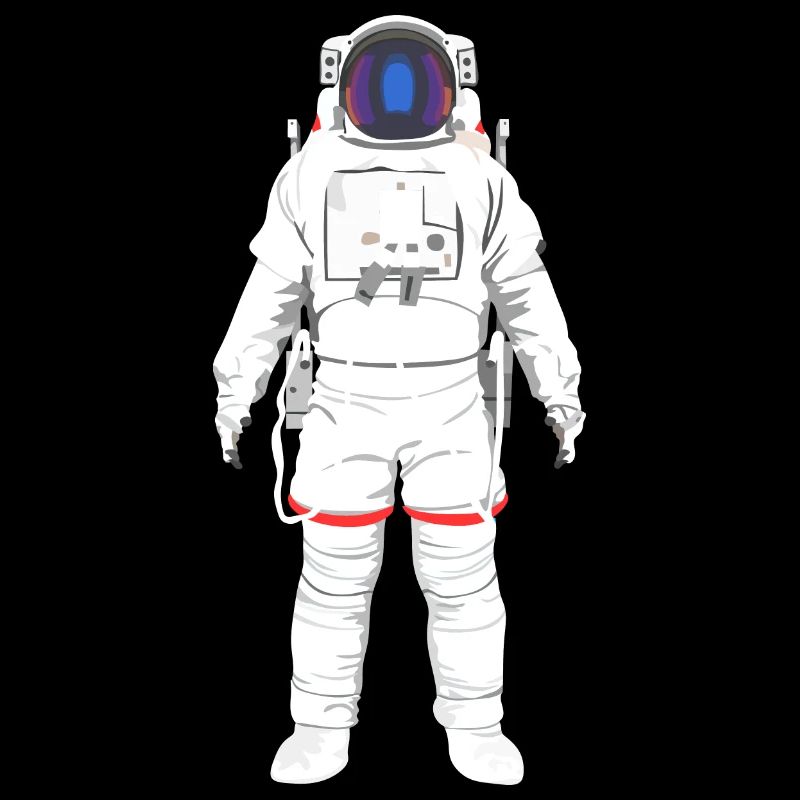 Astronaut im Weltall schwebend
