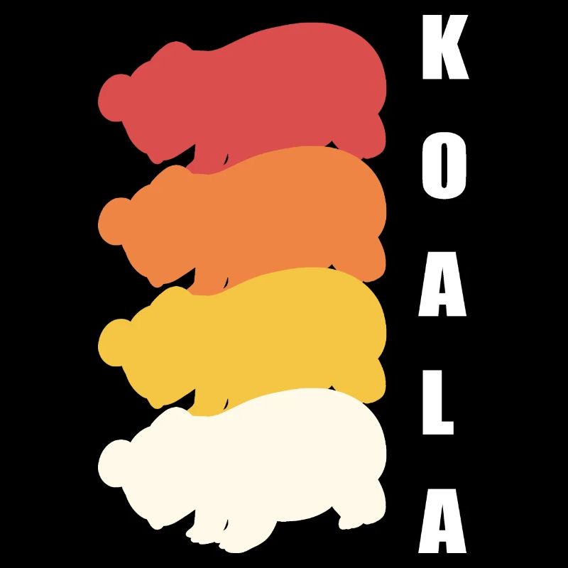 Koalas Retro Zoologist Gift