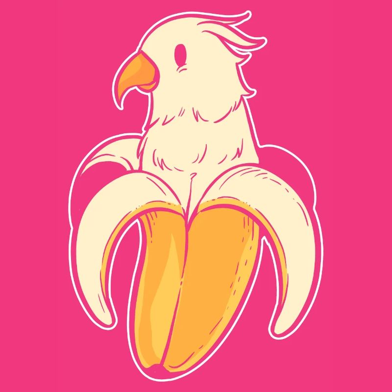 Banana Parrot Fruit Merchant Gift