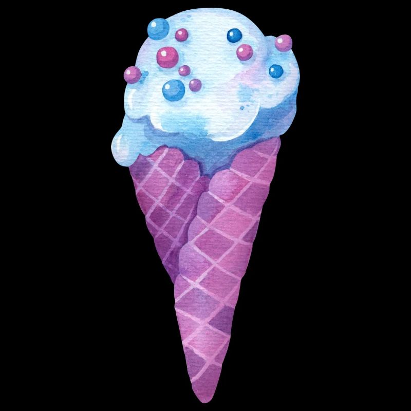 Cornet de crème glacée