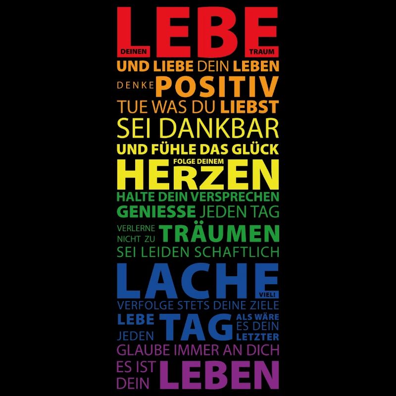 LEBE, LIEBE, LACHE