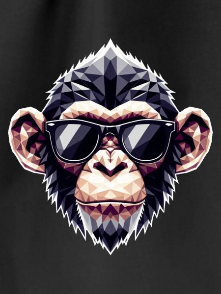 Affe Brille Polygon