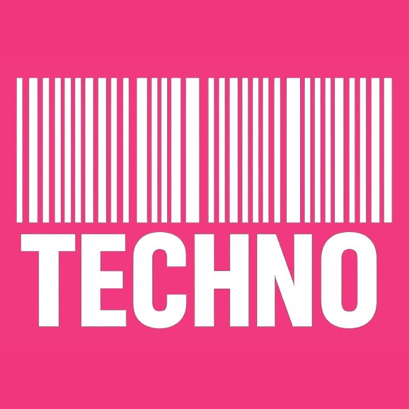 Techno Barcode Muster