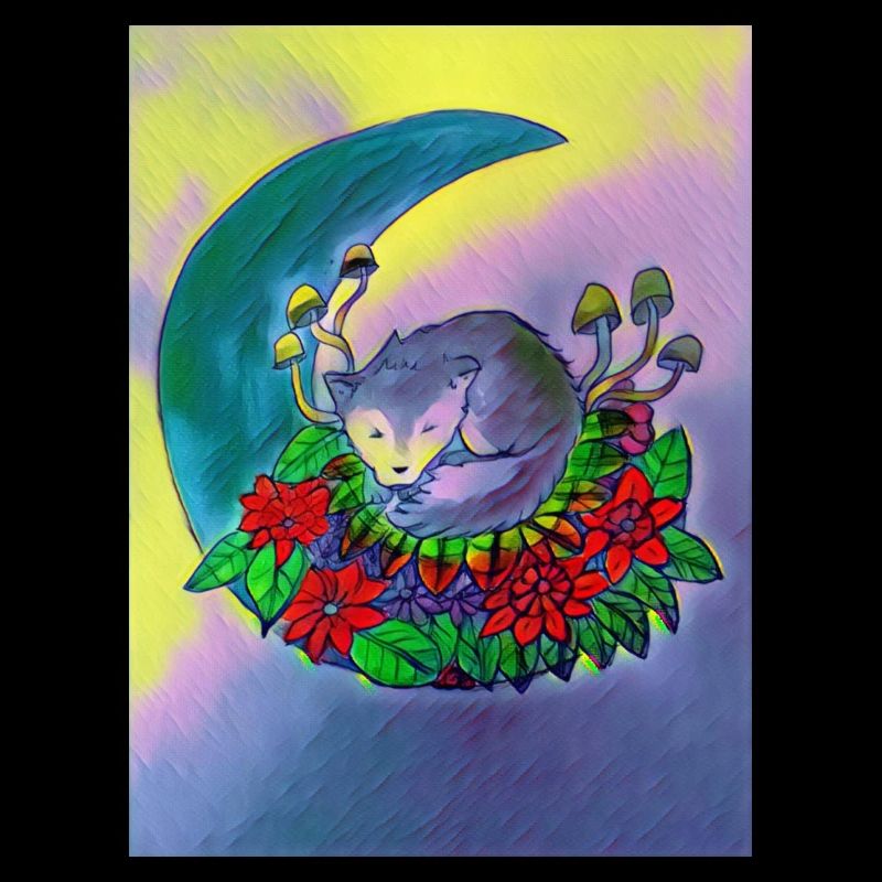 Moon wolf multi colour