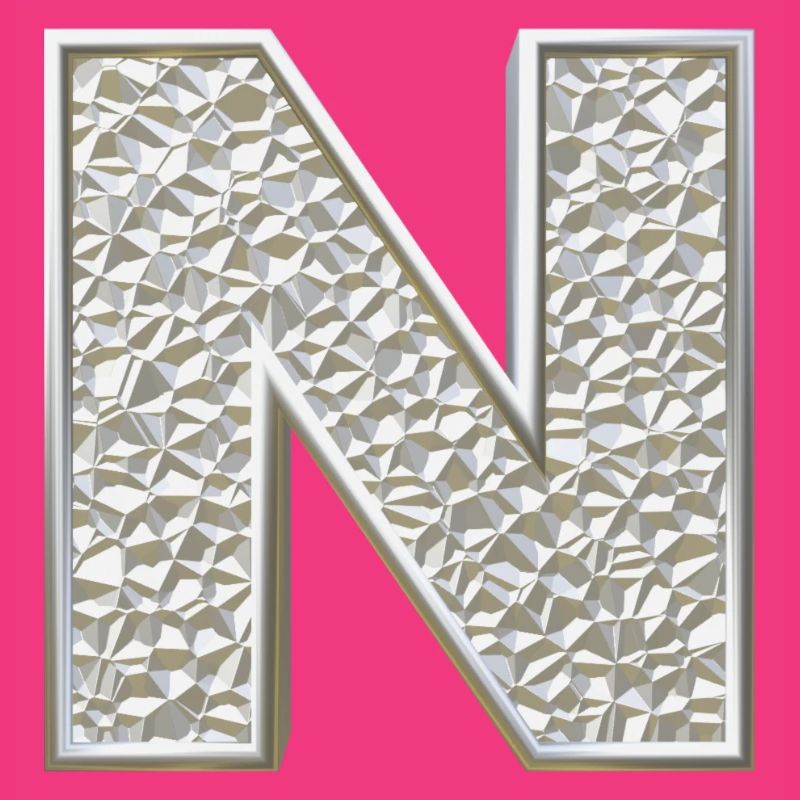N, lettre, lettre N, initiale, initiale N, monogramme,