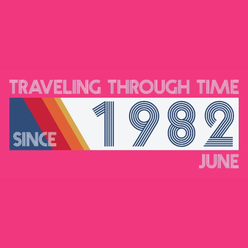 Funny Zeitreise Geburtstags Design Juni 1982