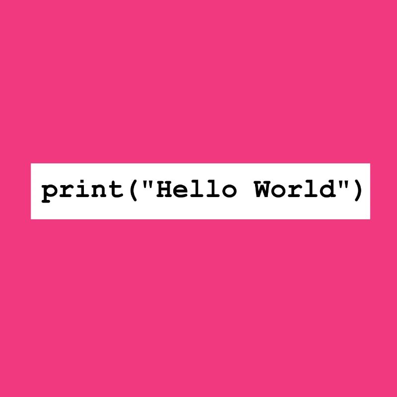 Cadeau du programme de développement Hello World Python