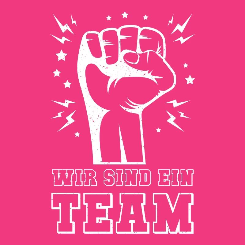 Wir sind ein Team Motivation Spruch Geschenk