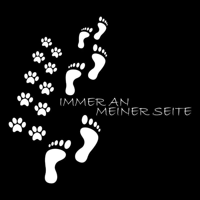 Hunde Pfote immer zusammen Spruch Geschenk