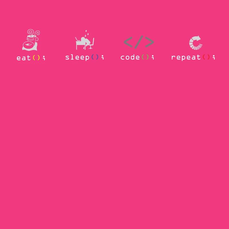 Programmierer Eat Sleep Code Software Coden Coder