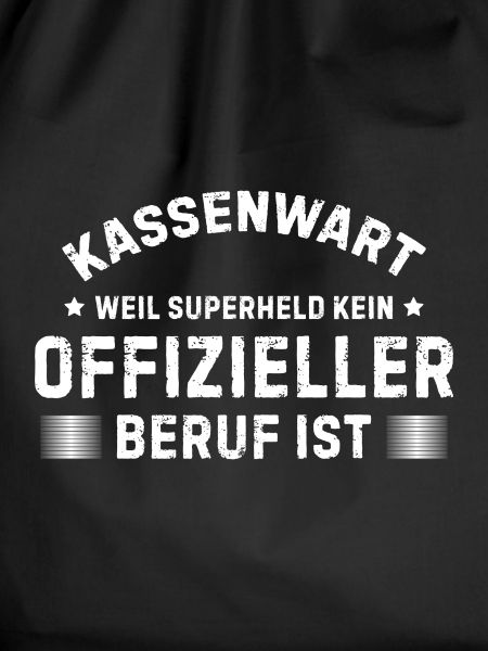 Kassenwart superheld Beruf Geschenk Finanzen