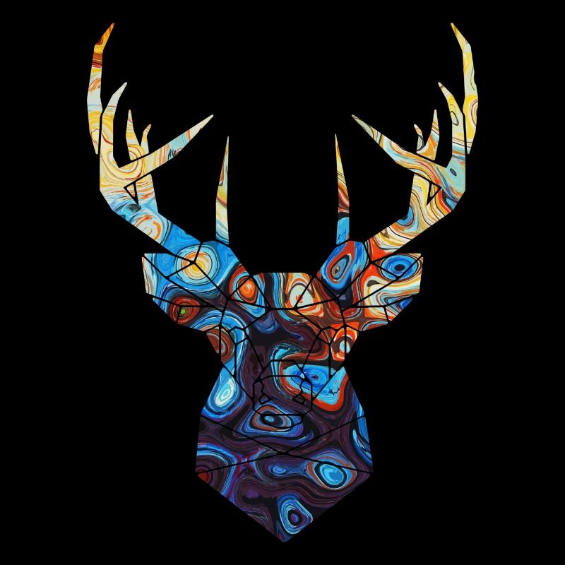 Hirsch Mosaik