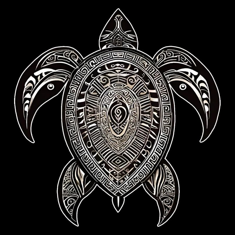 Maori Symbol Turtle III