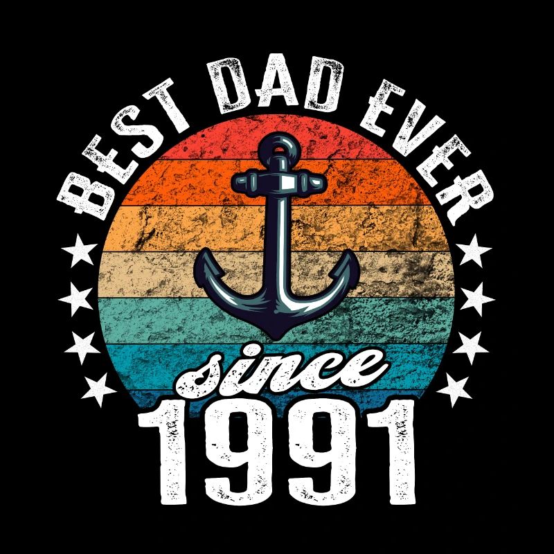 Bester Papa der Welt seit 1991 Anker