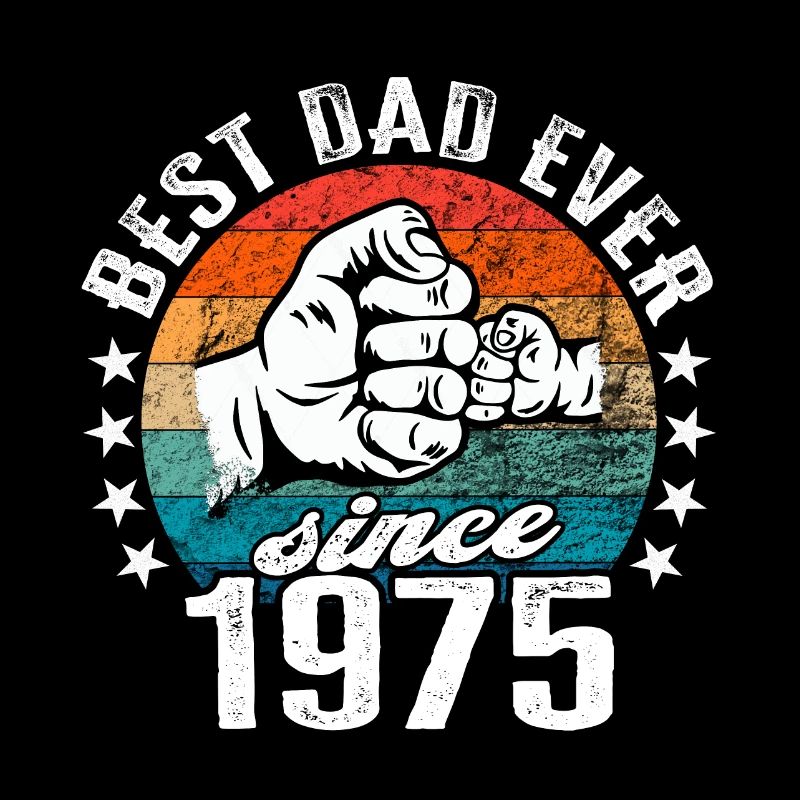 Bester Papa der Welt seit 1975 Vatertag