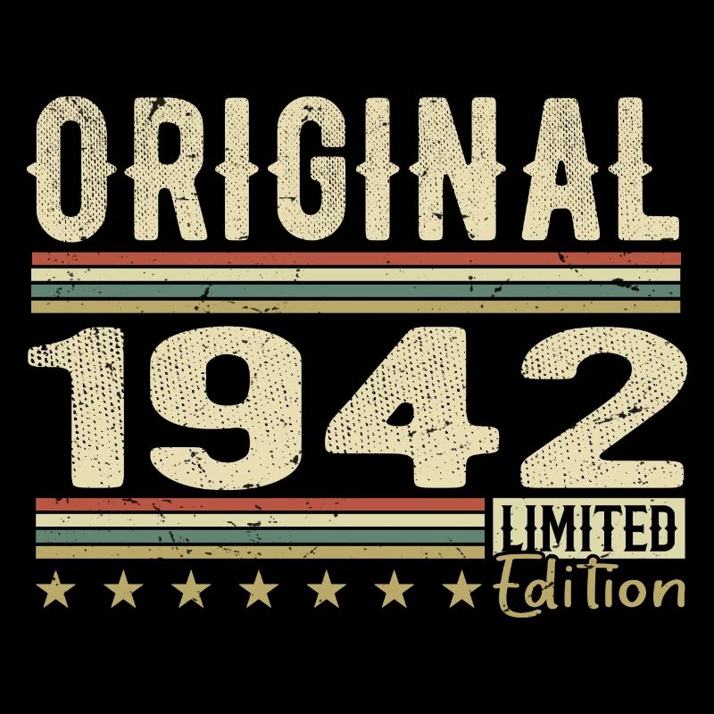 Original 1942 - Retro 1942 Birthday Gift