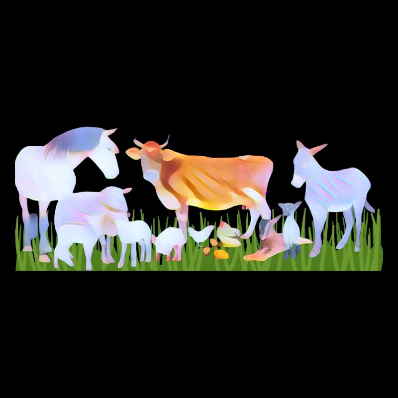 Animaux de ferme / animaux dans le cœur