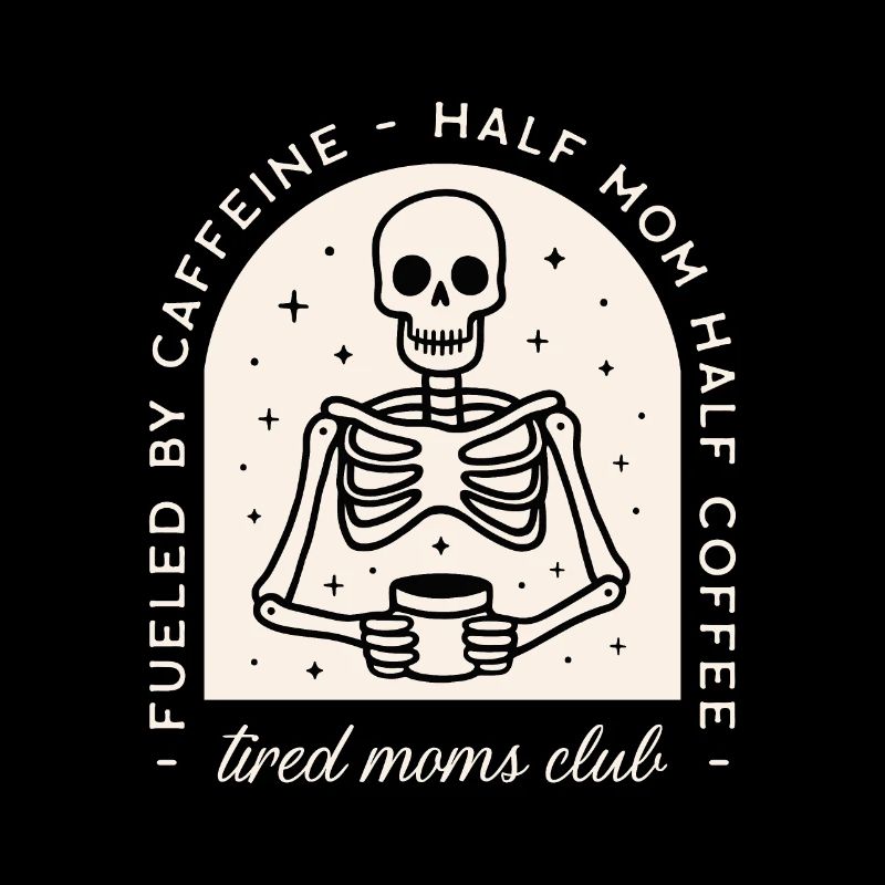 Müde Mütter Club Junge Mutter Müde Humor