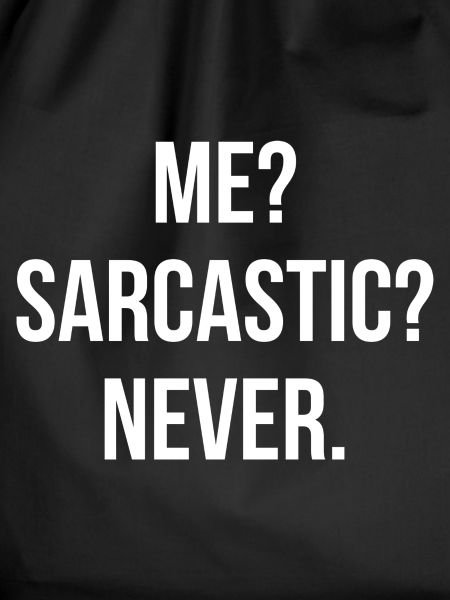 Sarcastic quote