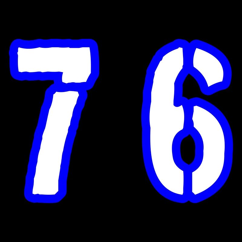 76 Symbole numérique