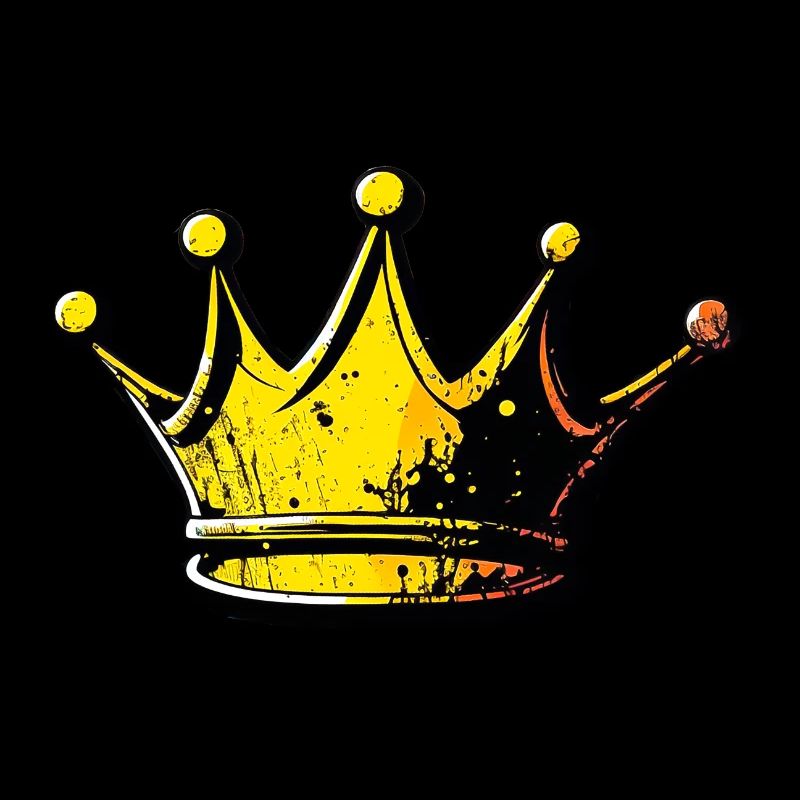 Krone - König Krone Comic Graffiti Style