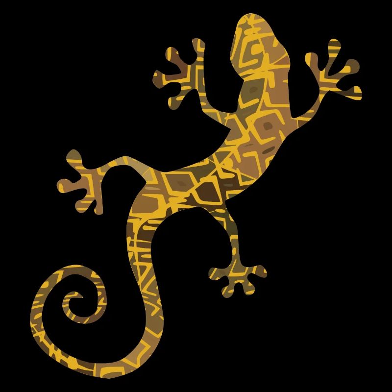 gecko gold brown yellow