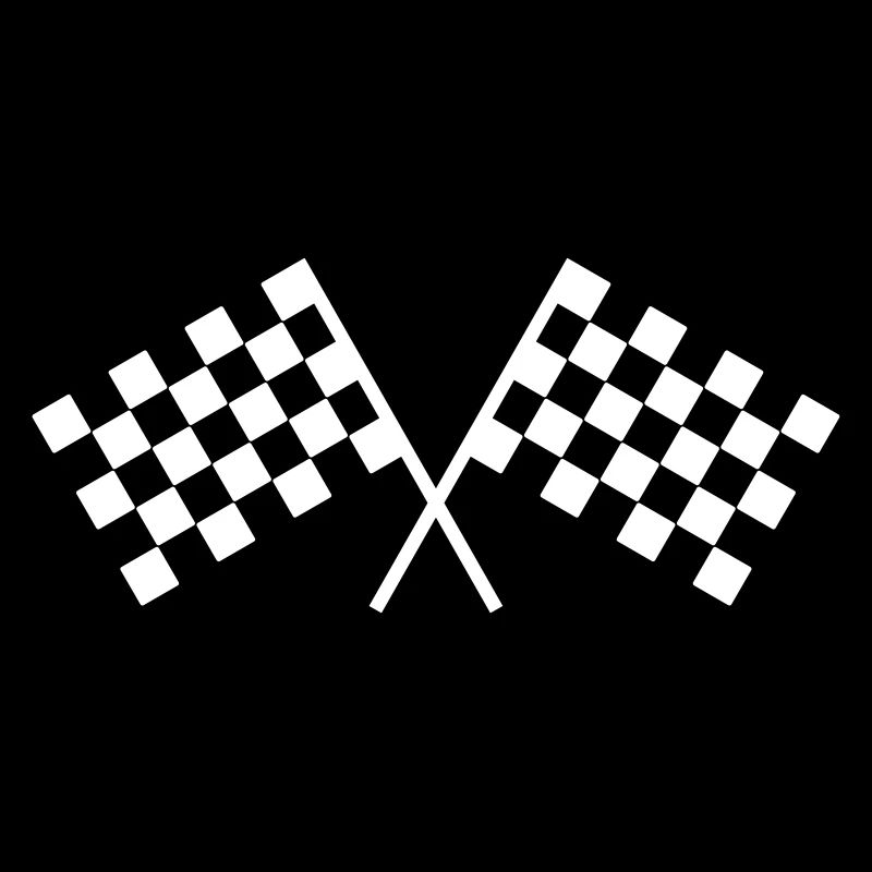 Car racing flags