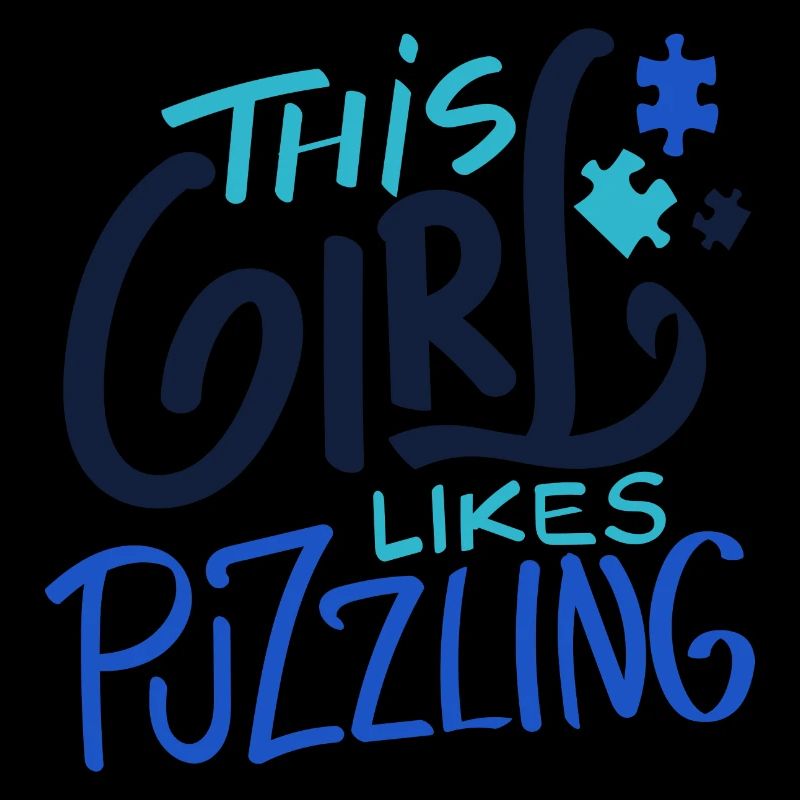 Mädchen mag rätselhaftes Puzzle Master Jigsaw