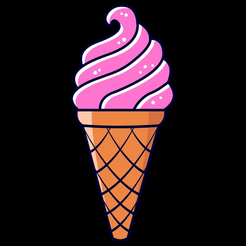 CRÈME GLACÉE DE GLACE À GAUFRES IDÉE CADEAU