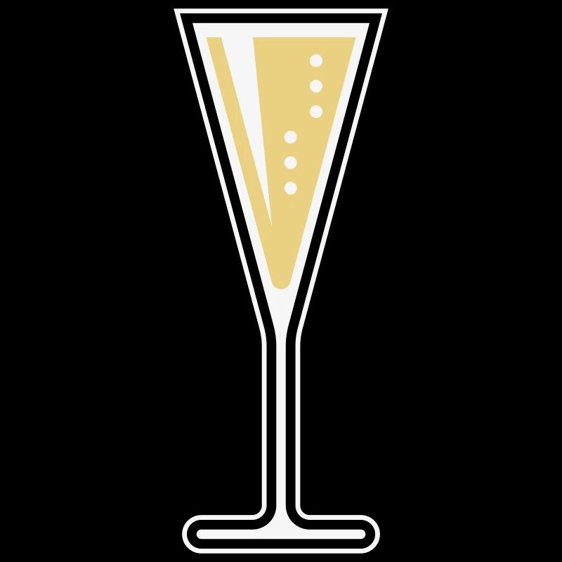 Glass Of Sparkling Wine (Funnel / Closed / 3C)