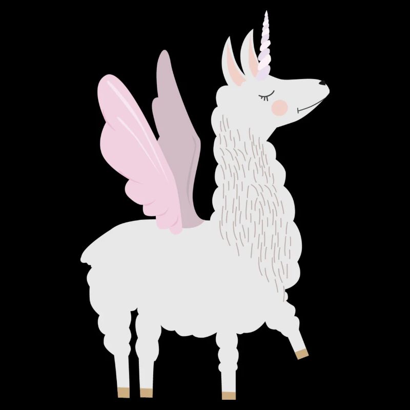 Alpaka Lama Einhorn Geschenk