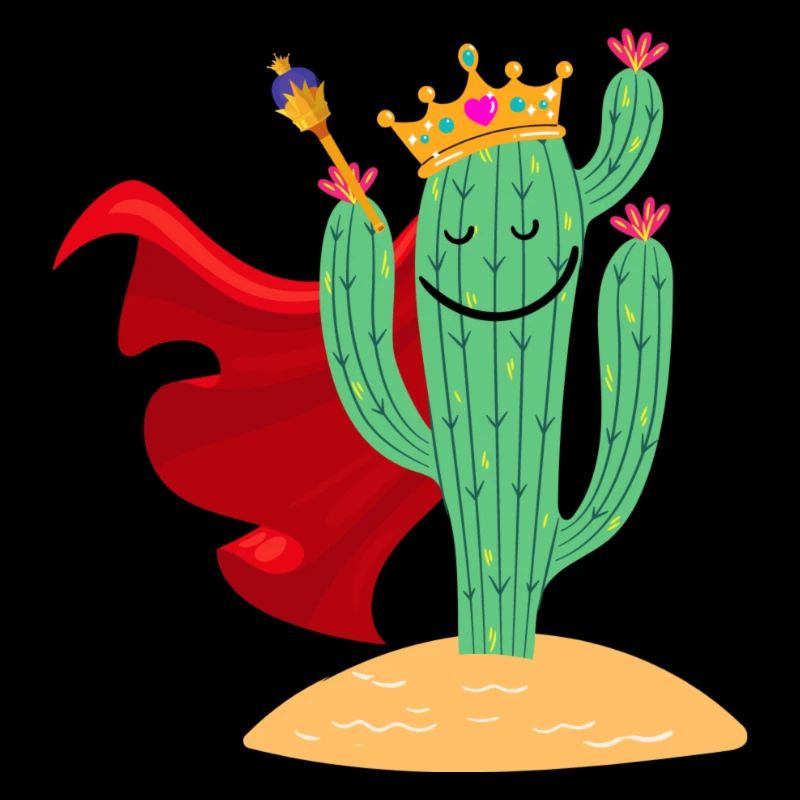 Le cactus comme roi