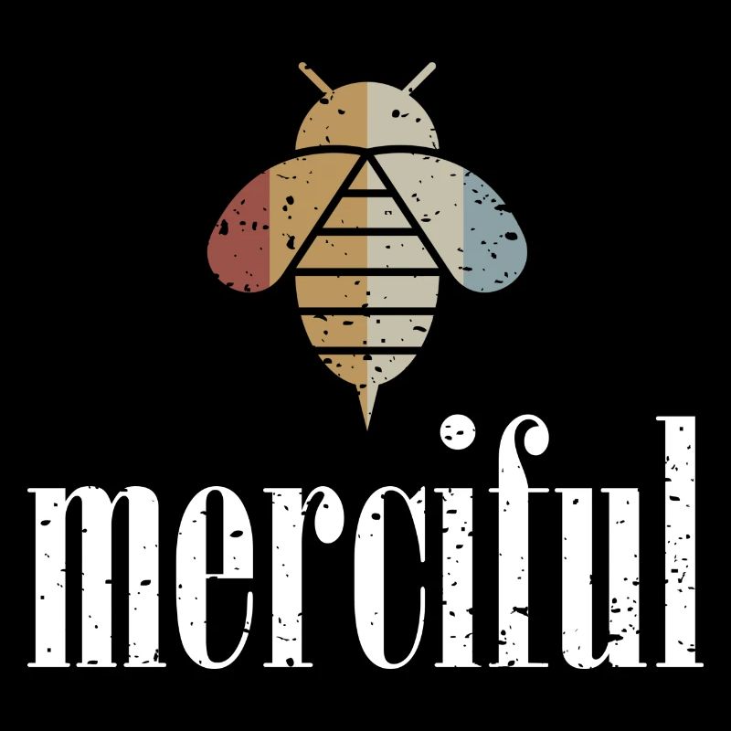 Retro Bee Merciful Biene Be Merciful