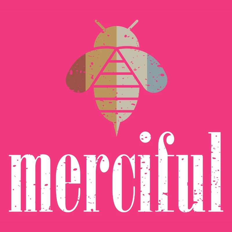 Retro Bee Merciful Biene Be Merciful