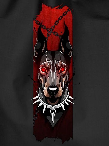 Fierce Doberman: Crimson Glare