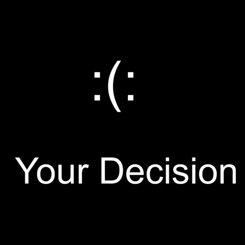 Your Decision White Design