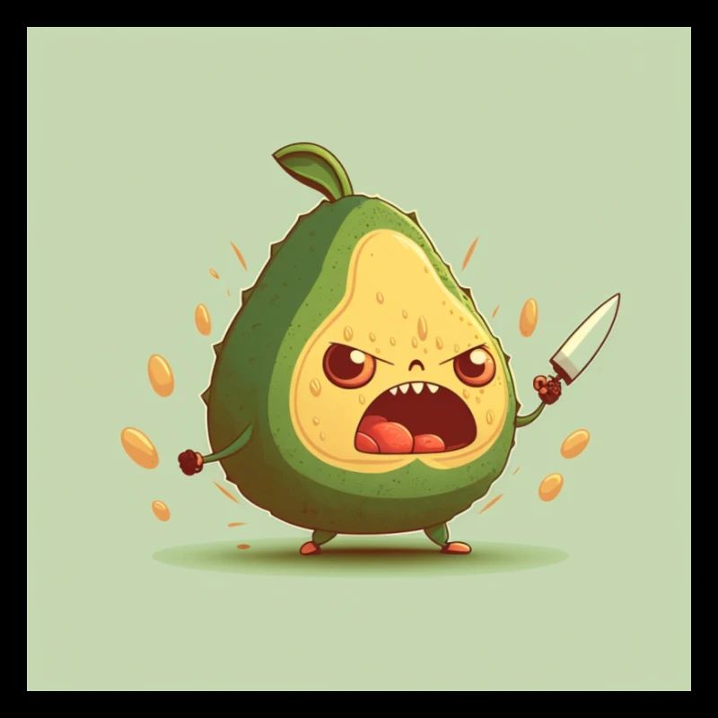 Angry Avocado - Cutefruitz