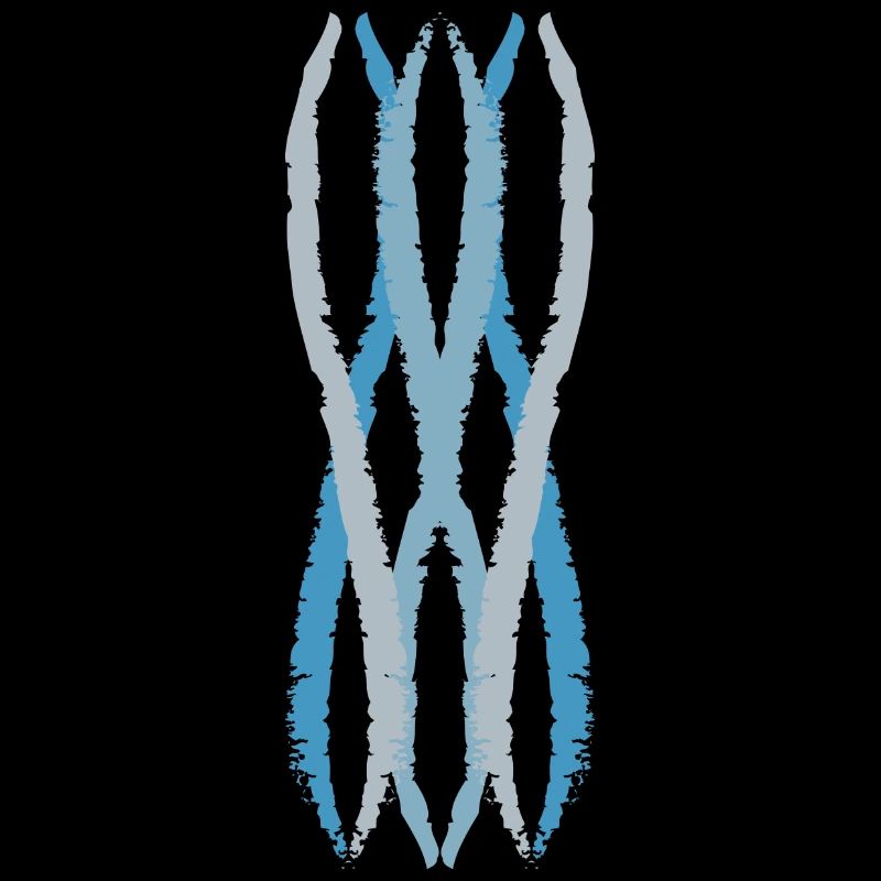 wave Art | blue-grey