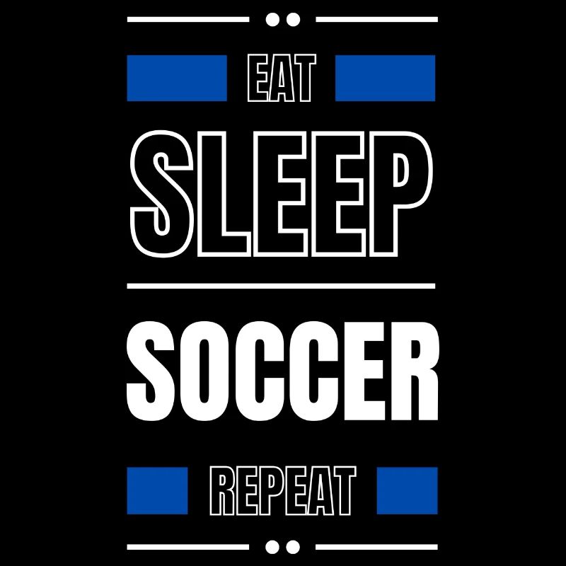 eat sleep soccer repeat geschenk idee spruch