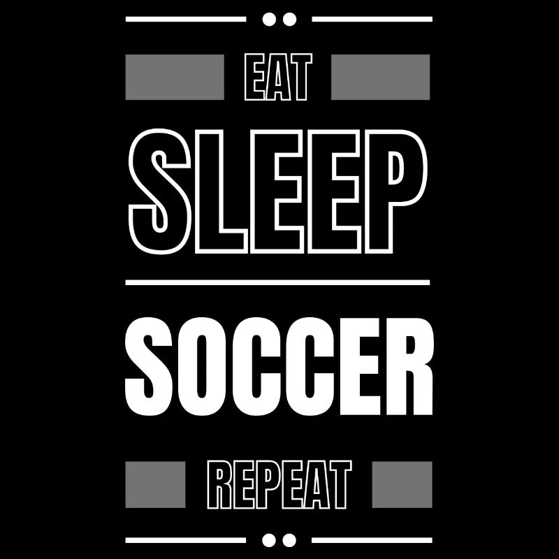 eat sleep soccer repeat geschenk idee spruch