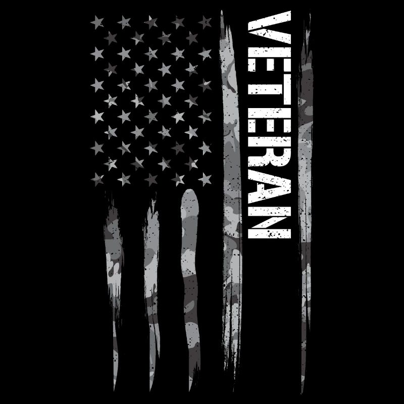 Vétéran - Drapeau américain