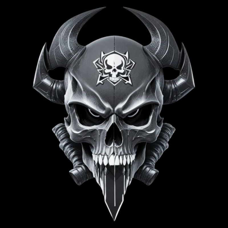 skull black